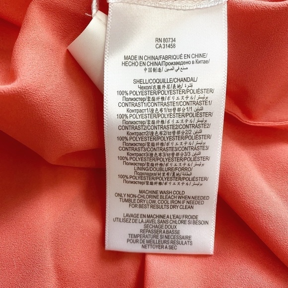 NWT BCBGMAXAZRIA LIZETTE CORAL COLORFUL STRIPES V-NECK SLEEVELESS MAXI DRESS - 2 - Picture 10 of 10